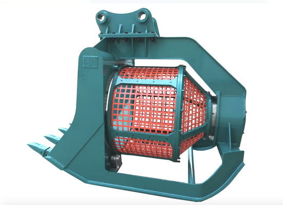 0.75m3 kapasitas 360 derajat Rotating Screening Bucket Untuk Excavator