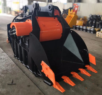 Beli 1-8m3 Excavator Baja Kekuatan Tinggi Batu Crusher Ember 350 Bar online manufacture