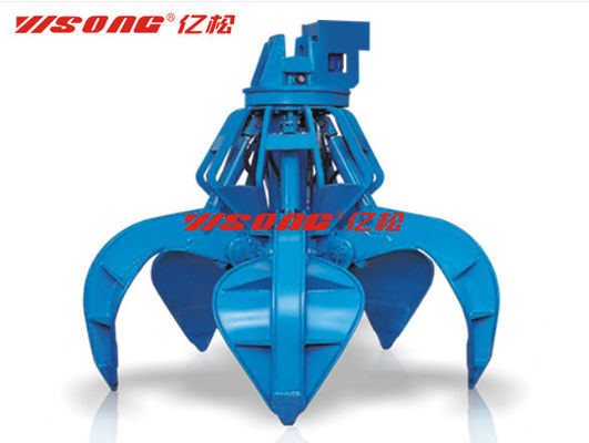 Beli YISONG High Strength Steel Excavator Orange Peel Grapple OEM ODM online manufacture