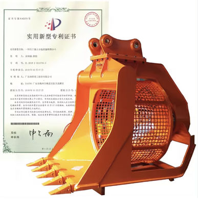 Beli Q355B Q690D NM400 Hardox450 Perlengkapan Ember Penyaringan Untuk Excavator online manufacture