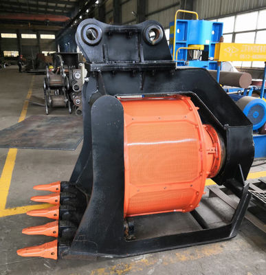 Sangat tahan lama 7-10T Excavator Soil Screener 360 derajat Rotasi