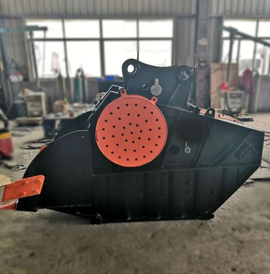 0.7cbm Load Volume Excavator Bucket Crusher 240Bar Untuk 23-33 Ton Excavator