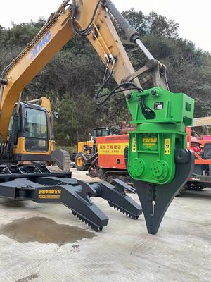 Hydraulic Jaw Pulverizer Concrete Cutter Crusher Dengan Rotary Rotating