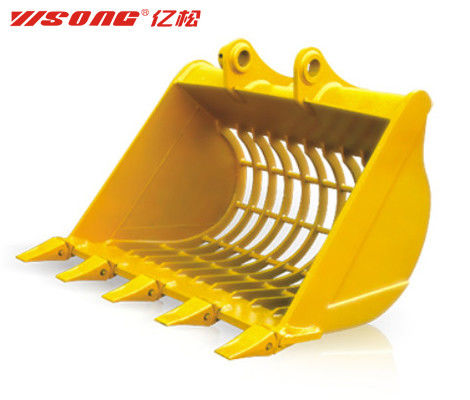 Pertanian Excavator Sieve Bucket Skeleton Bucket Suit Untuk CAT / Komatsu / Hitachi