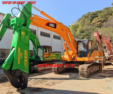 Penggalian Pemecahan Baja Daur Ulang Bahan Logam Bangunan Penghancuran Hydraulic Eagle Shears Untuk Penggalian