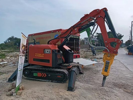 Penyambungan Excavator Darurat khusus Robot Demolition Robot Demolition Alat penyelamatan