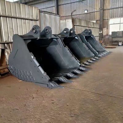 Penggalian ember 1500mm Excavator Attachment Lumpur ember untuk 6-8 Ton Excavator